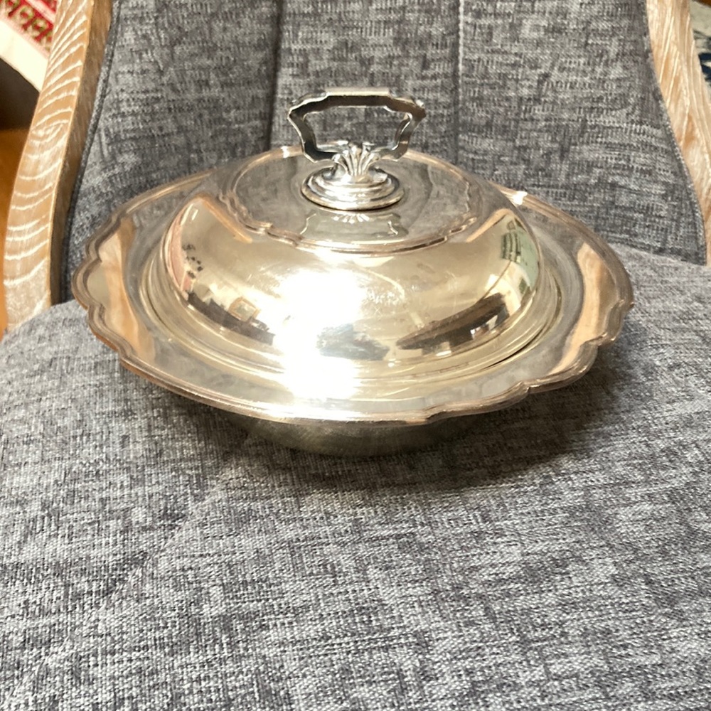 Divided and Covered Serving Dish